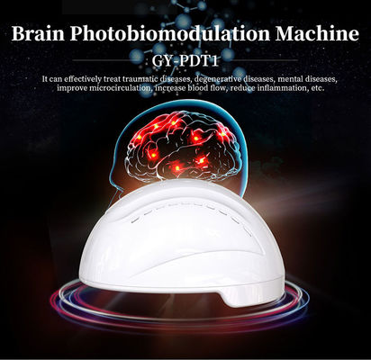 256pcs μηχανή Photobiomodulation εγκεφάλου 810 NM των οδηγήσεων για την εγκεφαλική θεραπεία άνοιας