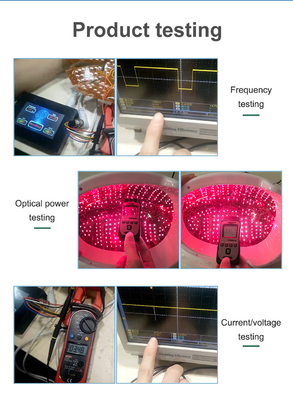 Κράνος φωτοβιοτροποποίησης υπερύθρων LED 810nm για αποκατάσταση εγκεφαλικού τραυματισμού
